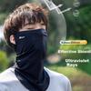 Sun Protection Face Mask, Outdoor Cycling Ice Silk Neck Gaiter Face Covering Magic Headband Windproof Dust-Proof Mask Fishing Equipment