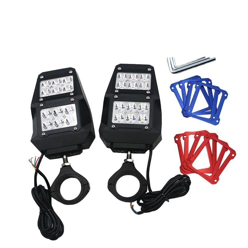 Authentic UTV Rear-View Mirror Automotive Supplies Part Three-Color Rear-View Mirror With Light Side Rear-View Mirror