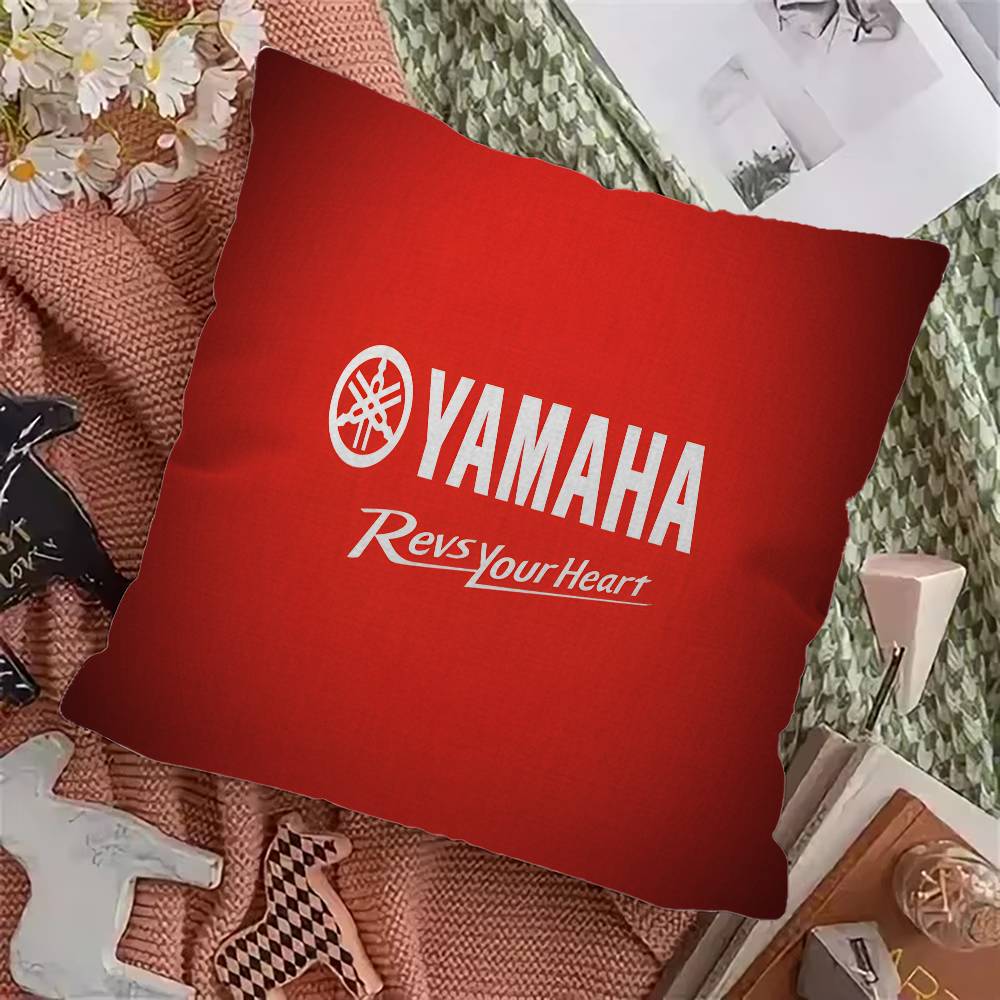 Y-YAMAHA Cuscino per Moto Copricuscino cartone animato Regalo Copricuscino Camera da letto Casa Divano Sedia Sedile Decorazione federa