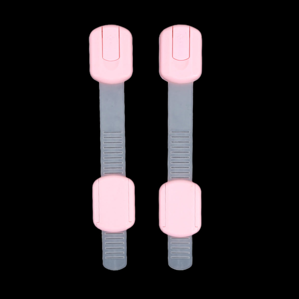 2 шт. Замки-ремни безопасности для детей, детские замки для шкафов и ящиков, туалета, холодильника, самоклеящиеся защелки для дверей шкафов и ящиков - 2 стиля style1 розовый