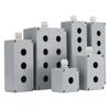 Waterproof Aluminum Emergency Stop Metal Button Box, 22MM, Impact-Resistant Empty Control Box