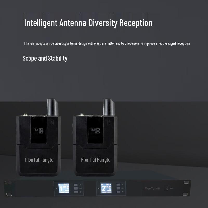 FionTu Professional Wireless Lapel Microphone Conference System (CN Version)