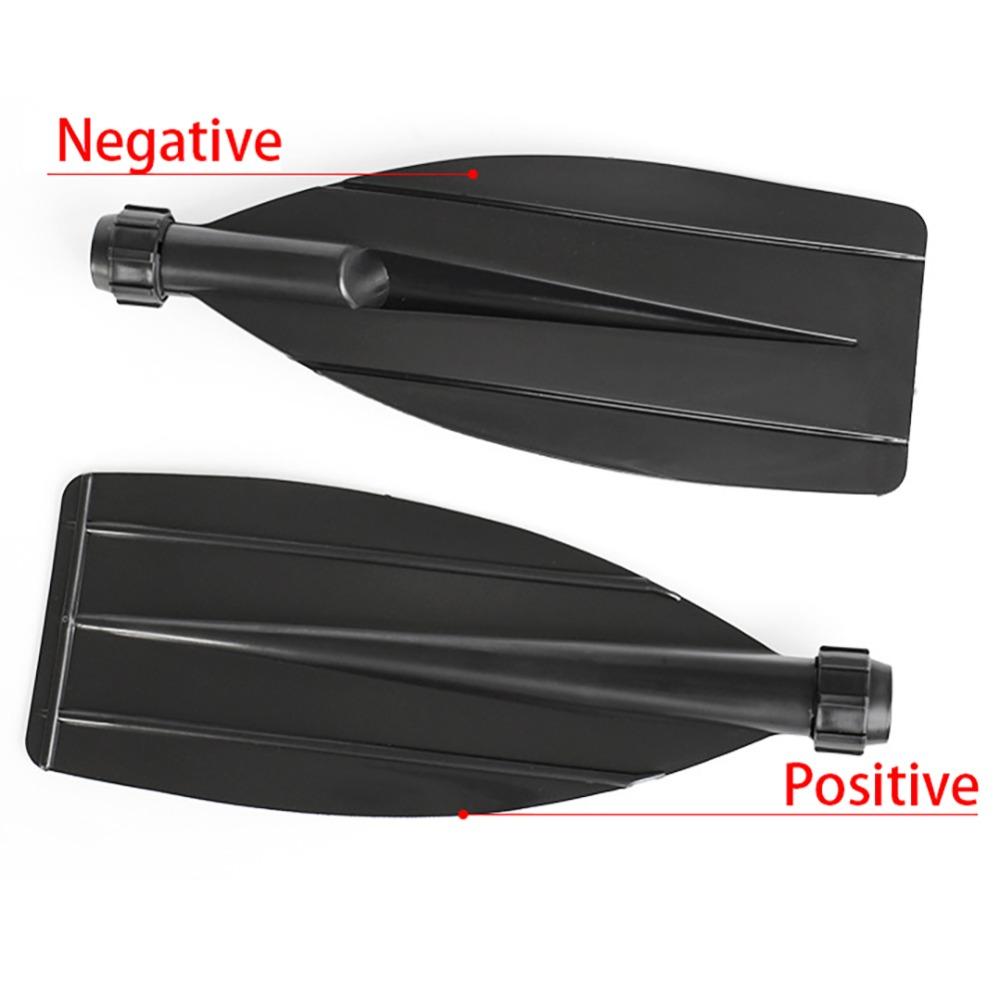 2PCS Plastic Paddle Leaf Oar Thickened Kayak Attachment Durable Canoe Oar Blade Canoeing