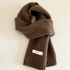 New High-quality 111 Pure Scarf Women's Winter Australian Warm Knitted Versatile Couple Red Scarf