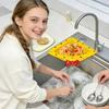 Magnetic Triangle Kitchen Sink Strainer Basket Corner Sink Food Catcher For Fruit Veg Pasta Scrap, Home Apartment Use