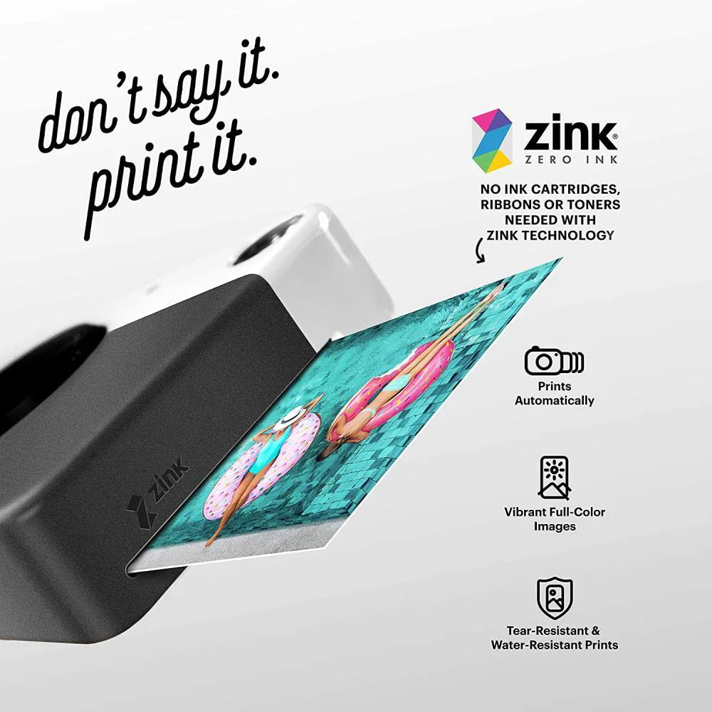 Kodak Zink Photo Paper 2x3 Pack of 50 Sheets White