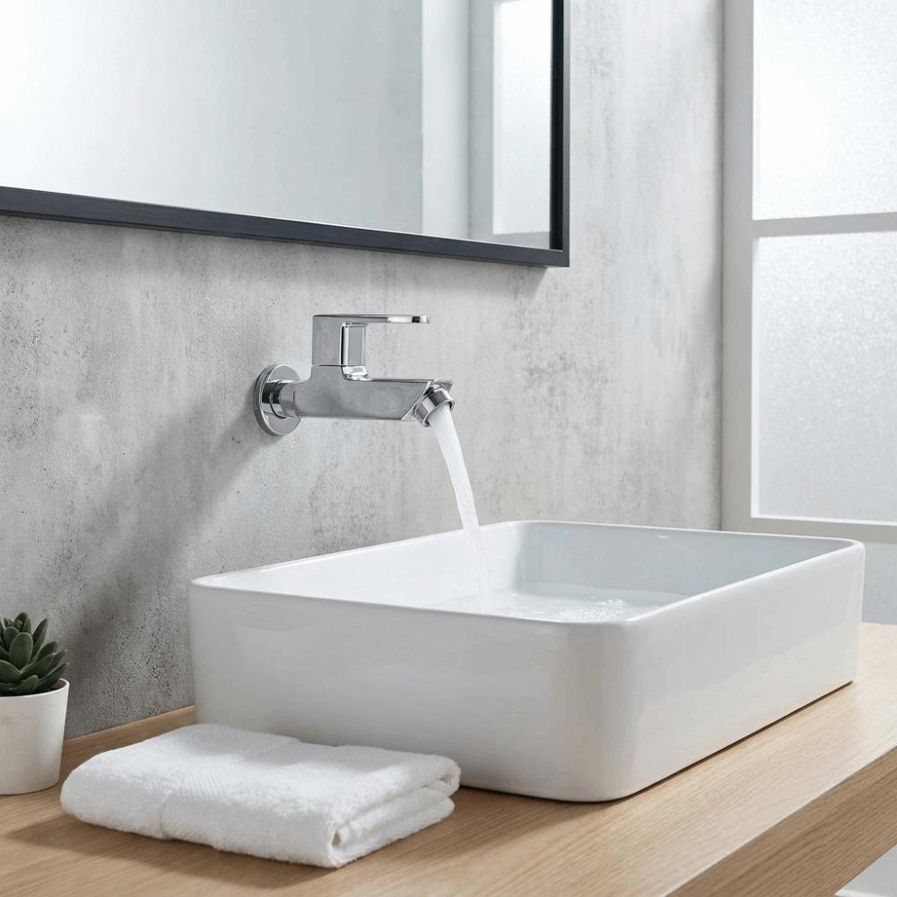 Zinc Zinc Zinc Alloy Material Single Cold Water Faucet Electroplated Finish Quick Open Tap  Washing Machine