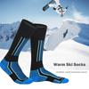1 Paar Winter Warm Verdickte Skistrümpfe Wandersocken Für Damen Herren Kinder Kälteschutz Outdoor Hohe Sportsocken