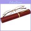 Portable Aluminum Reading Glasses With Storage Box Closure For Daily Carry
