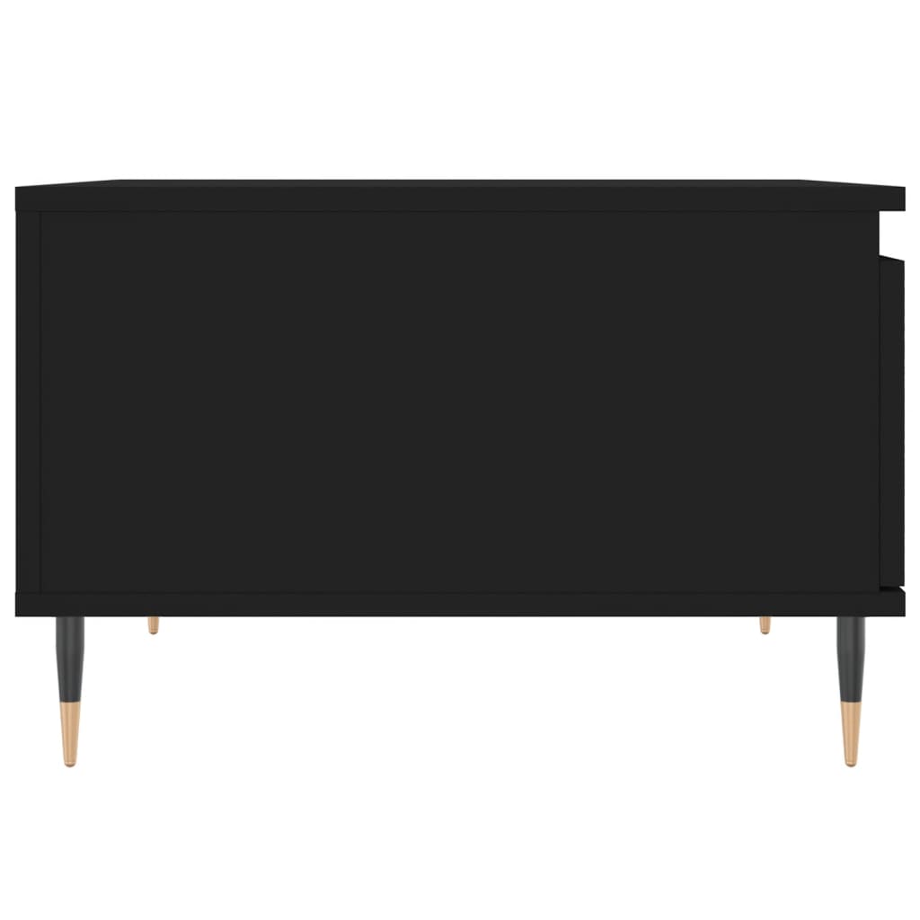 Coffee Table Black 55 X 55 X 36.5 Cm Particleboard