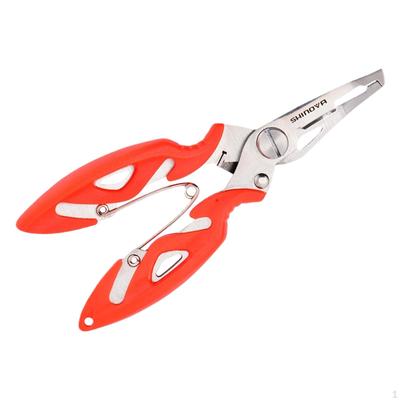Fishing Pliers Gripper Comfortable Handle, Portable Lines Cutter, Gear Lightweight