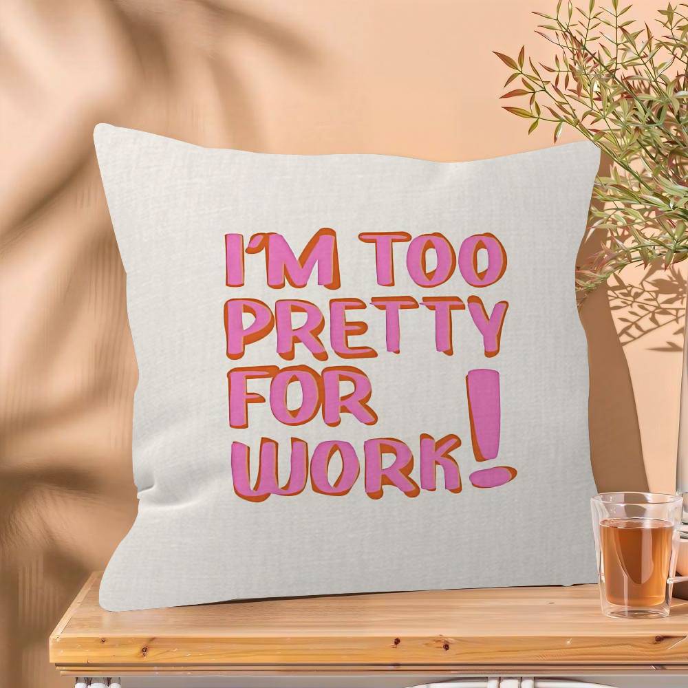 Nordic More Amor Por Favor Colorful Eclectic Pink Love Girls pillow cover sofa cushion cover home room decoration children gift