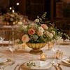 23W5036-18 Vintage Vase, Wide Mouth Flower Holder Centerpiece and Floral Arrangements