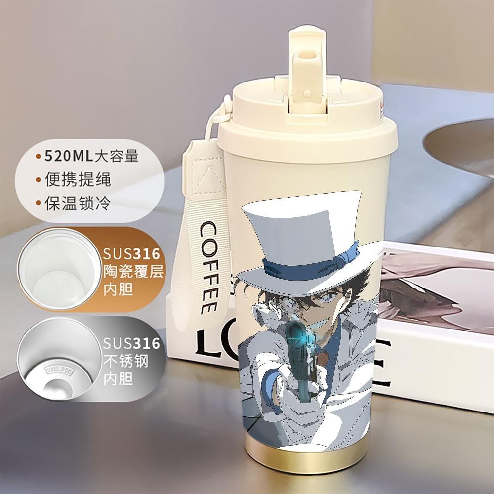 Monster Thief Kidd 111 Stainless Steel Thermos Cup Water Cup Detective Conan Student New Portable Large Capacity