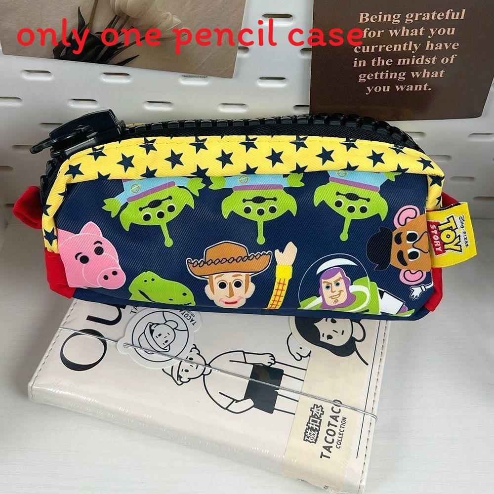 

Toy Story Pencil Case Canvas Large Capacity Zipper Storage For Students And Kids Style 1