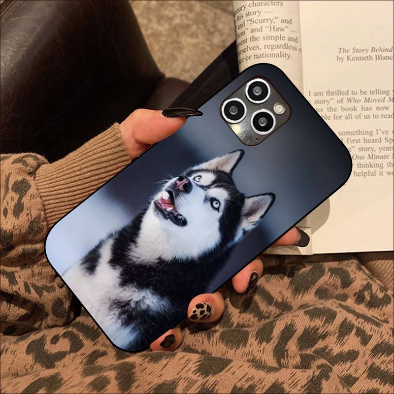 

Чехол для телефона MaiYaCa с собакой аляскинских хаски для iPhone 11 12 13 Mini Pro Max 8 7 6 6S Plus X 5 SE 2020 XR XS Funda 13 Pro Max