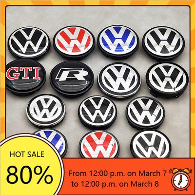 For J2For VW Volkswagen Jetta MK5 Golf 4pcs 55mm 56mm 65mm 70mm 76mm Car Wheel Center Hub Caps Cover For VW Volkswagen Golf Polo Passa