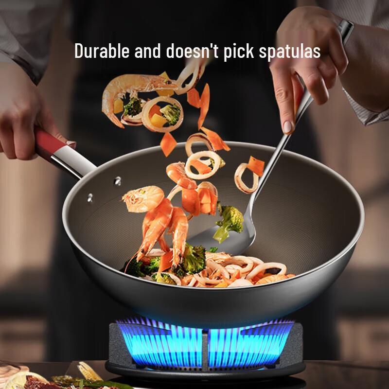 Kangbache 30cm Coating-Free Titanium Wok