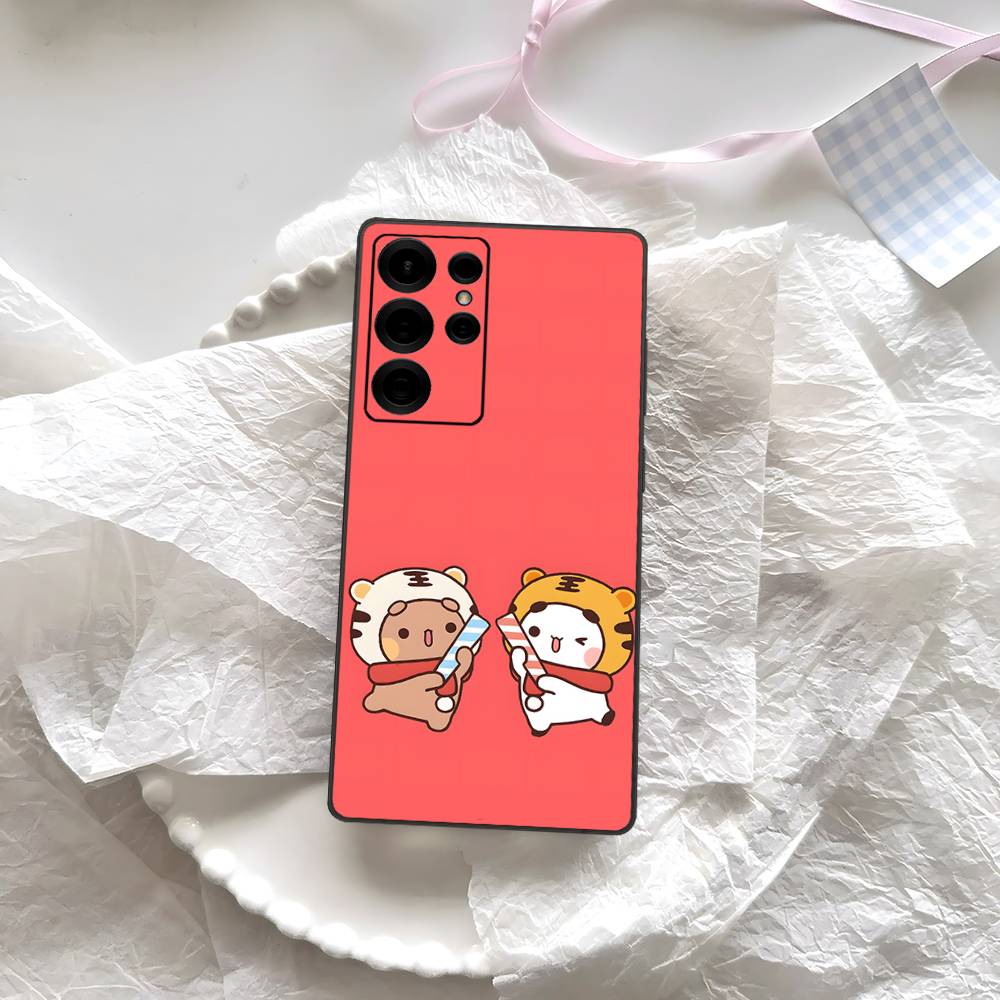 BUBU DUDU Cartoon Phone Case For Samsung S 24 Fe 25 Ultra Plus 20 Lite 21 30 22 23 24 22 Ultra 5G Fundas