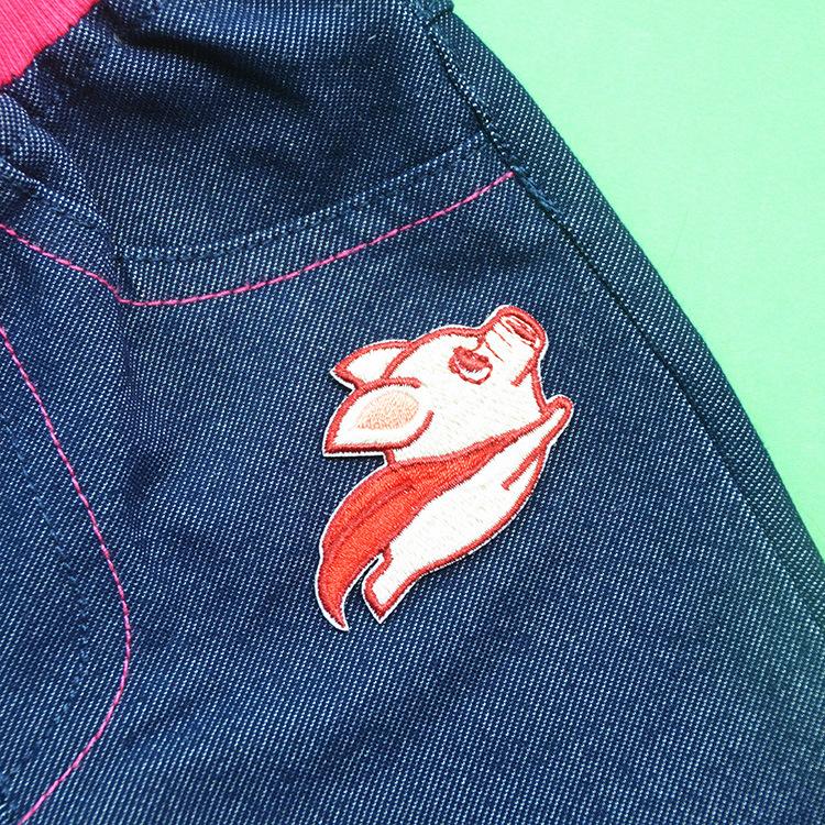 Little Flying Pig Cartoon Embroidered Cloth Sticker Ironing Clothes Hole Patch Sticker Decorative Children'S Cloth Sticker Pattern