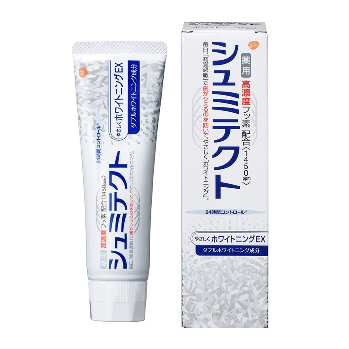 

[Quasi-drug] Medicated Shumitect Gentle Whitening EX High concentration fluoride 1450ppm Prevents sensitive teeth Toothpaste 90g x 4