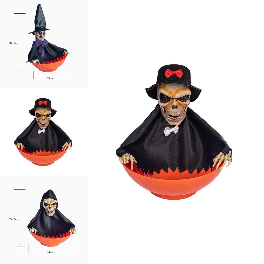 Halloween Ghost Haunted House Decor With Motionsensing Light And Sound For Spooky Party Theme