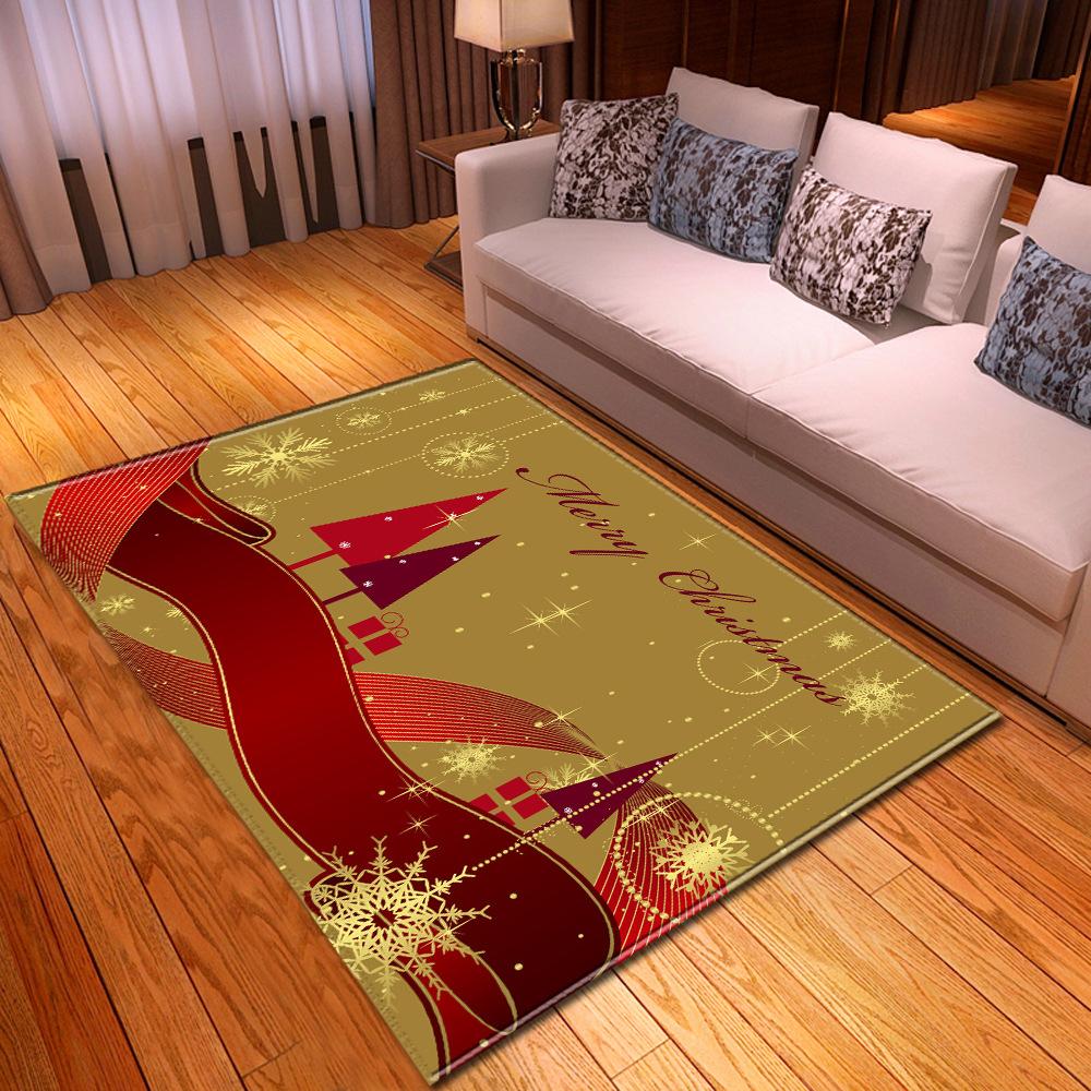 Christmas Living Room Floor Mat Bedroom Dining Room Carpet Carpet Doormat