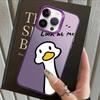 Case for iPhone 17 Pro Max XS 15 Plus 13 Pro 16 12 Air 14 11 XR Back Phone Cover Cute Duck