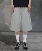 Keuloseudas Korel Side Pintuck Wide Bermuda Shorts Pants 3 Colors [Crst_2501]