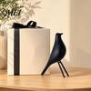 Compact Decorative Piece Nordic Style Bird Desktop Decor, Medieval Table Minimalist Streamlined Design Statue for Home Office Bookshelf Mantelpiece