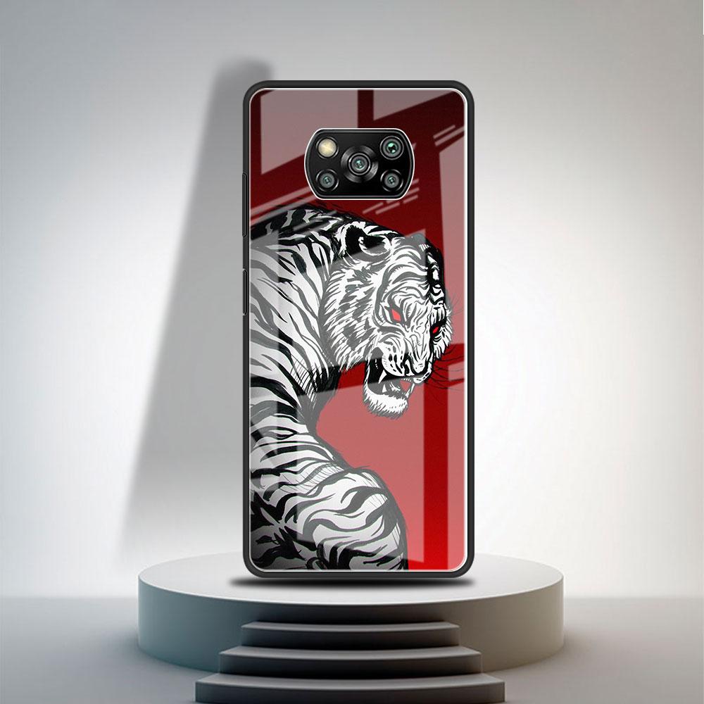 

Стеклянный чехол для Xiaomi Poco X3 NFC 11 Lite 11T F3 M3 для Redmi Note 11 10 9 8 Pro 10S 9S 9A 9C, чехол для телефона Лев Волк Xiaomi Poco M3