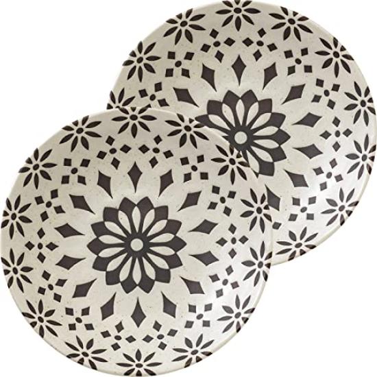 

Минору Керамика Мино Варе Захра 165 Тарелки, Слоновая кость, Набор из 2