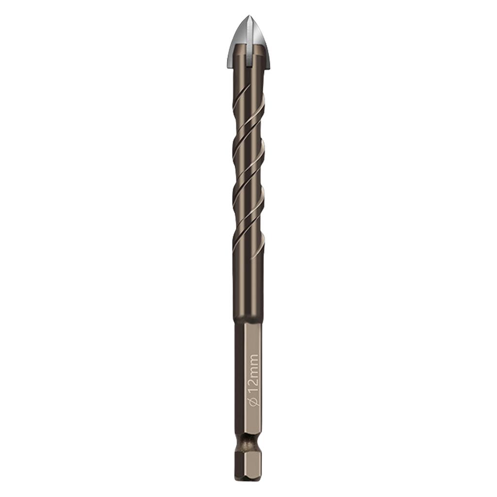 3-12mm Hexagonal Shank Helical Flute Tile Alloy Drill Bit Suitable For Efficient Drilling In Wood Plastic And Thin Metal