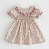 New Summer Korean Style Floral Baby Romper - Lace Princess Dress for Girls