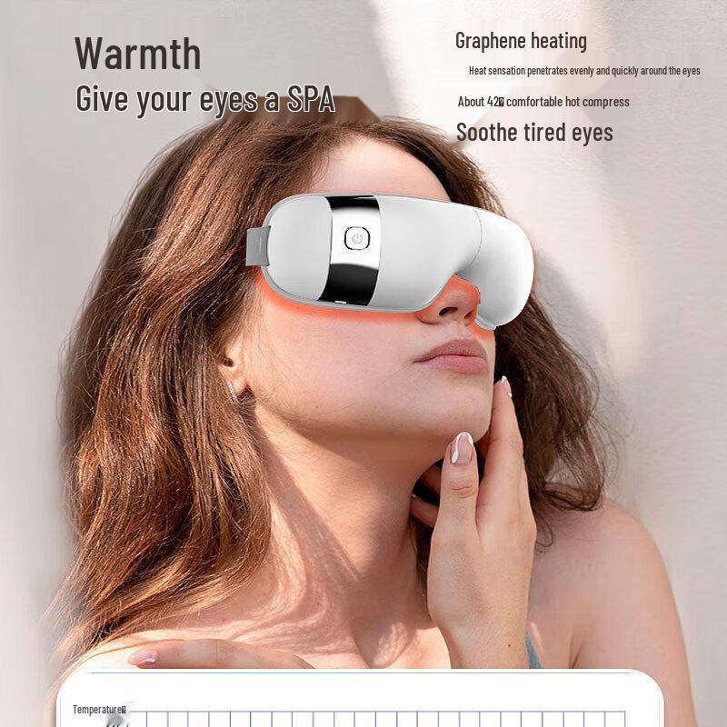 OGAWA Foldable Smart Eye Massager with Heat and Bluetooth