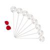 50pcs Heart Shape Photo Card Holders Round Shape Paper Note Holders  Table Display