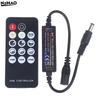 1 Set Mini RF Wireless 14Keys 2.4G Remote Control DC12V LED Dimmer 24V 5V 6A For 2835 5050 Single Color LED Strip Lights Dimmer