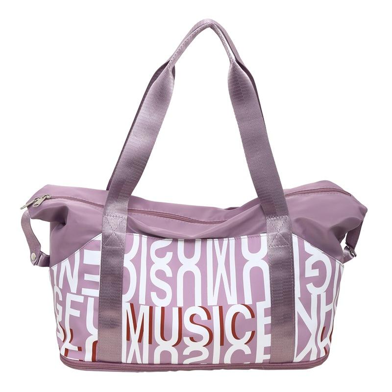 New printed large-capacity fitness bag short-distance business trip storage travel bag dry and wet separation yoga bag manufacturer wholesale