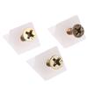 20Pcs/Lot 45 Degree Angle Plastic Corner Bracket Block For Furniture With Screws