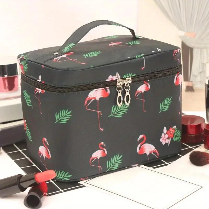 Travel Makeup Bag Waterproof Portable Women's Cosmetic Bag Large Capacity Toilet Storage Cosmetic Box Zipper Washing Beauty Bag