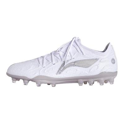 Li Ning Sharp MG Erba Sintetica Naturale Antiscivolo Resistenti all'Usura Scarpe da Calcio Unisex Scarpe da Calcio Bianco Argento YSFV037-3