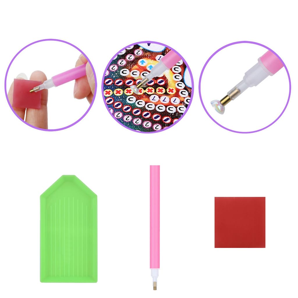 10pcs Diamond Art Coaster Kit BetterJonny 5D Diamond Painting Kit with Holder DIY Cake Coaster Diamond Painting Wooden Diamond Painting Coaster Set