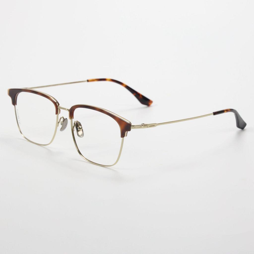Ultra-Light Frameless Pure Titanium Eyebrow Glasses - Large Frame, Durable & Comfortable