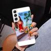 Girl Flamingo Summer Beach Phnoe Case for Samsung Galaxy S26 S25 Edge S23 S24 Ultra S22 Plus S21 S20 FE Unique Cover Soft Coque