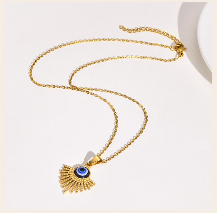 Protection Evil Eye Necklace for Women, Trendy Lucky Amulet Pendant Necklace Gifts for Sister Friends Gift