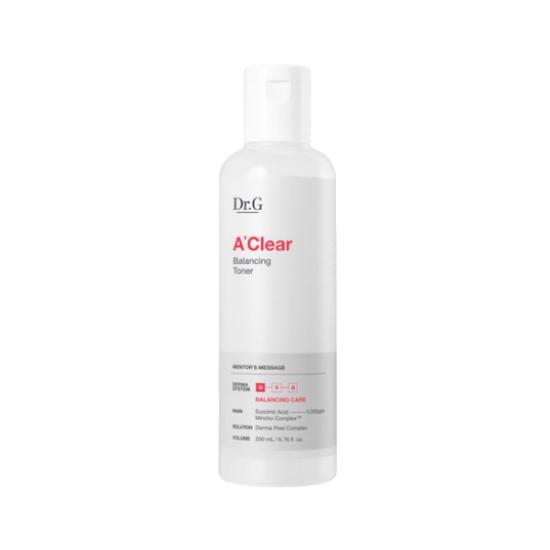 Dr.G A-Clear Balancing Toner Sebum Control & Pore Care 200ml
