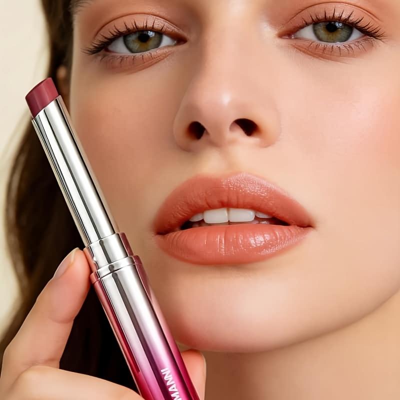 Moisturizing Lipstick Lip Gloss 6 Colors Nourishing Natural Shine Lip Makeup, Daily Party And Wedding