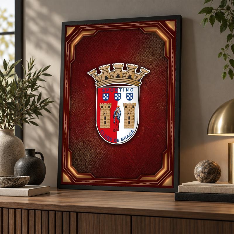 Braga FC Diamond Painting Kit 5D Full Drill DIY Diamond Mosaic Wall Art Home Decor