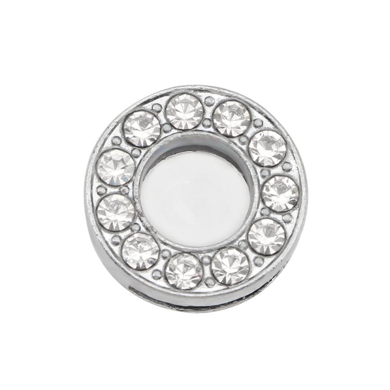 1PC Shoe Charms Glitter Rhinestone Letter Crystal Alphabet Shoes Charm Decorations Jewelry Slider Bracelet Wristbands Accessorie