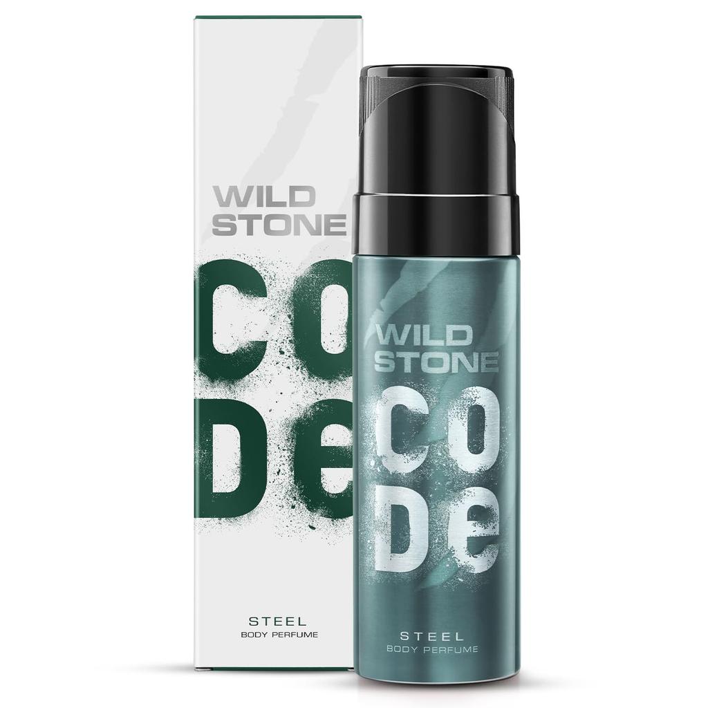 Stone Code Steel Long Lasting No Gas Body Perfume For Men, 150Ml